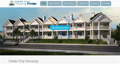 Desktop Screenshot of cedarcityhousing.com